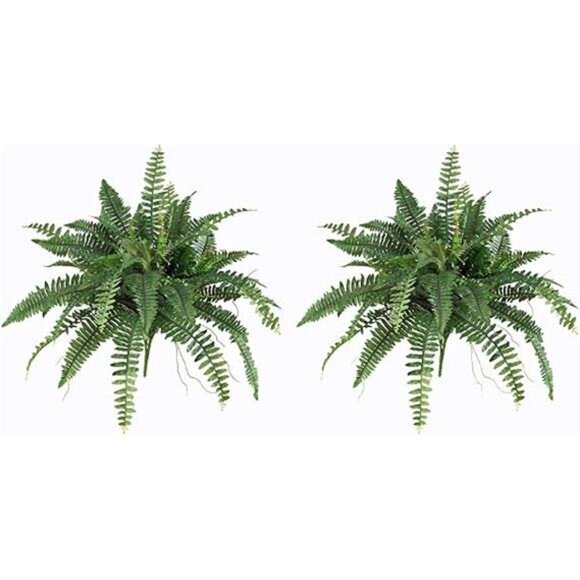 Nearly Natural 40IN Artificial Boston Fern Large Hanging Plant, Set of 2 - Picture 5 of 5
